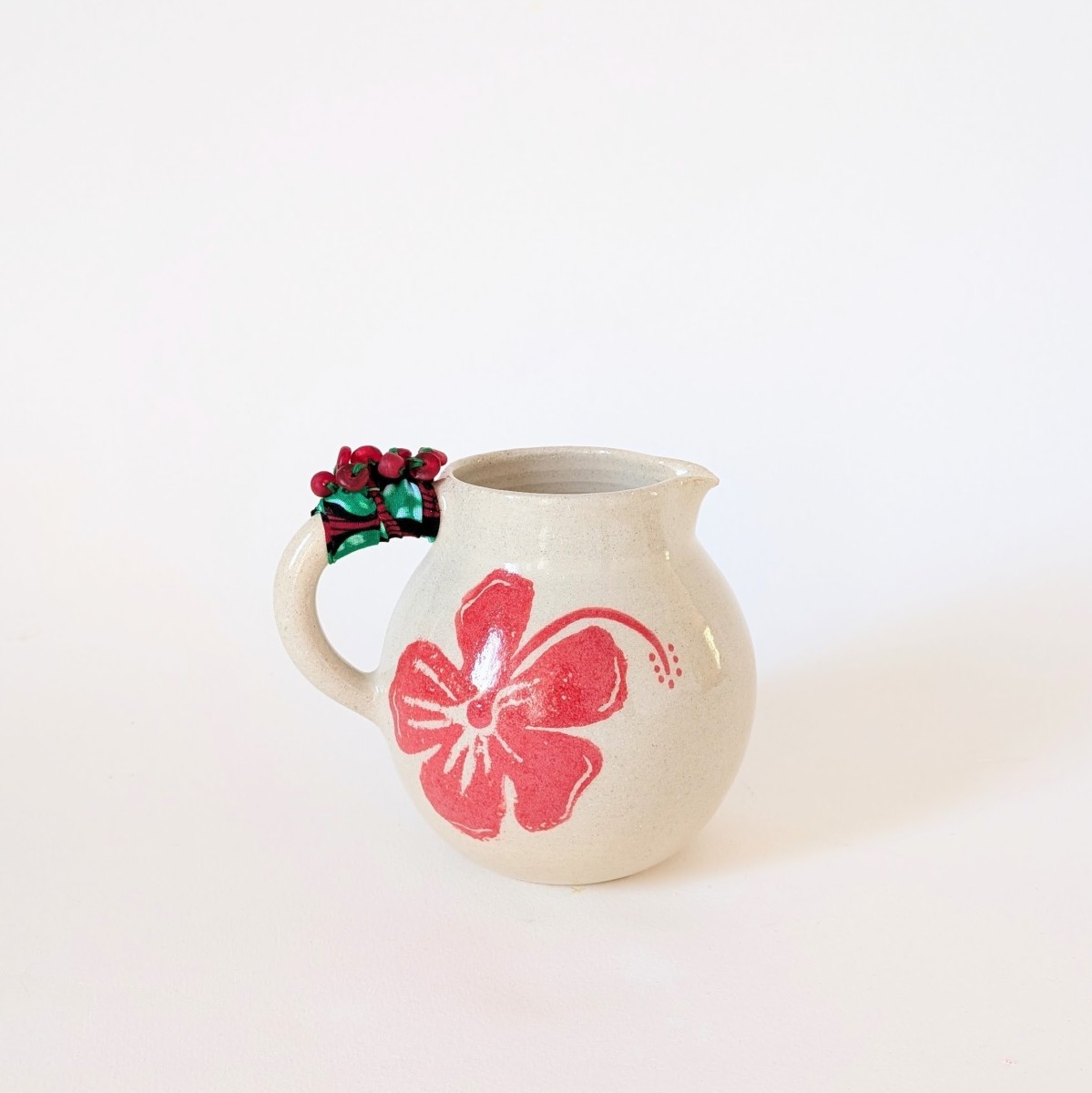 Petit pichet Hibiscus rouge