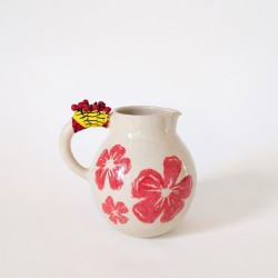 Grand Pichet Hibiscus rouge