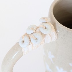 Pichet étoilé blanc