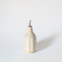Huilier rayé blanc