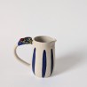 Pichet rayé bleu 3