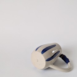 Pichet rayé bleu 3
