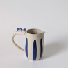 Pichet rayé bleu 1