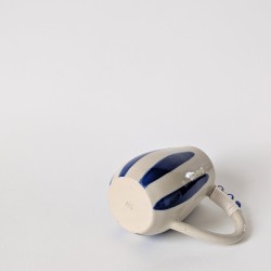 Pichet rayé bleu 1